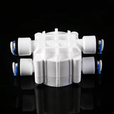 4 Way RO Auto Shut-Off Valve Switch 1/4" Water Purifier Reverse Osmosis System