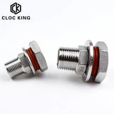 1/4” 3/8” 1/2'' BSP Homebrew Hardware Kettle/Keg Weldless Bulkhead 304 Stainless Steel Fitting DN8 DN10 DN15