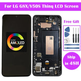 V50S ThinQ LCD For LG G8X G8S G8 LCD Display Screen With Frame For LG G8 LCD Replacement Parts