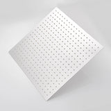 Shower Head 16 Inch Luxury Ultrathin Rainfall Shower Head Stainless Steel Chrome Nickel Bathroom Faucet Accessory