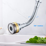 Water Tap Bubbler Extender 360 Rotate Kitchen 3 Mode Universal Kitchen Faucet Nozzle Aerator Water Saving Filter Shower Head