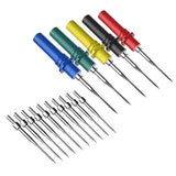 15pcs Automotive Diagnostic Test Probe Puncture Needles Oscilloscope Probe Pins Set Repair Tool Accessories
