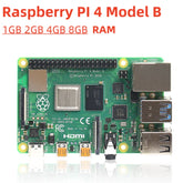 Raspberry Pi 4 Model B 4B RAM 1GB 2GB 4GB 8GB Core 1.5Ghz 4K High Resolution Dual Displays Bluetooth 5.0 New original stock
