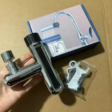 New 6 Modes Kitchen Faucet Waterfall Spout Splash-Proof Universal 360° Rotating Aerator Multi-Function Faucet Spout Extender