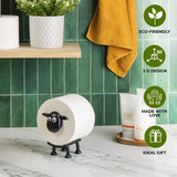 New Toilet Tissue Rack Cute Sheep Dog Shape Free Standing Storage Roll Paper Holder Animal Shape Decorative Toilet Paper Rack