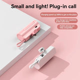 Mini 30000mAh Power Bank Capsule Large Capacity Portable Wireless Fast Charging External Battery For iPhone Type-c New
