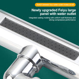 Swivel Waterfall Kitchen Faucet Modern Design Thread Anti-Splash Device Rotary Booster Extension Spout Universal Fitting