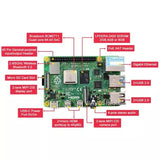 Raspberry Pi 4 Model B 4B RAM 1GB 2GB 4GB 8GB Core 1.5Ghz 4K High Resolution Dual Displays Bluetooth 5.0 New original stock