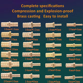 1pcs Brass 2 Way Reducing Straight Hose Barb Barbed Pipe Fitting Reducer Copper Coupler Connector Adapter 4 19 6mm-3mm 8mm-10mm