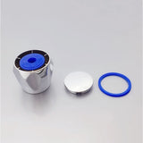 2pcs/Set Faucet Handle Knob Metal Replacement Hot Cold Tap Switch Home Kitchen Bathroom Hotel Washbasin Sink Accessories