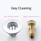 Universal Bathroom Sink Stopper Filter Kitchen Accessories Anti Clogging Basin Pop-up Sink Shower Strainer Drain Hair Catcher