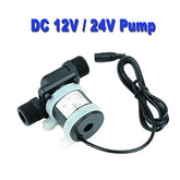 JT-750 DC 12V 24V Brushless Solar Motor Water Pump Water Heater Shower Floor Heating Booster Pump Micro Submersible Water Pump