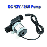 JT-750 DC 12V 24V Brushless Solar Motor Water Pump Water Heater Shower Floor Heating Booster Pump Micro Submersible Water Pump