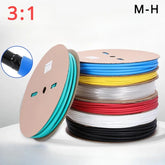 1M 3:1 Heat Shrink Tube With Double Wall Glue Tube Diameter 3.2/4.8/6.4/7.9/9.5/12.7/15.4/19.1/25.4/30/39/50mm