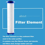 PP Cotton Filter Shower Head Replacement Filters Cartridge Water Purification for Most Hand Held Bath Sprayer Bathroom Accessory