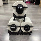 New Toilet Tissue Rack Cute Sheep Dog Shape Free Standing Storage Roll Paper Holder Animal Shape Decorative Toilet Paper Rack