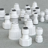 Straight Ro Quick Water Fitting 3/8" Hose Pipe 1/2" Male Female Thread Coupling Connector Water Filter Reverse Osmosis Parts