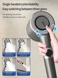 High Pressure Shower Head 6-in-1 Multifunctional Shower 3 Modes Portable Shower Artichokes with Filter Bathroom Accessories