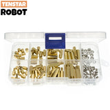 120pcs M3 Male Female Brass Hex Column Standoff Support Spacer Pillar M3 Screw Nut For PCB Board