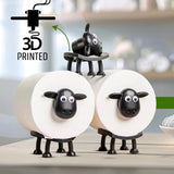 New Toilet Tissue Rack Cute Sheep Dog Shape Free Standing Storage Roll Paper Holder Animal Shape Decorative Toilet Paper Rack