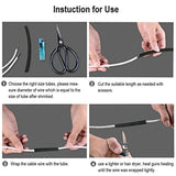 530/127pcs Heat shrink Tubing Thermoresistant Tube 2:1 Wrapping Kit Electrical Connection Wire Cable Insulation Sleeves