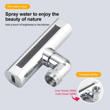 Swivel Waterfall Kitchen Faucet Modern Design Thread Anti-Splash Device Rotary Booster Extension Spout Universal Fitting