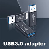 Type A Female to A Female Connector Adapter Type C Adapter USB3.0 Male to Micro USB Converter 10GBps Suitable for Laptop