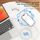 LAIHONEN Car for iPhone Carplay Cable Car Charger Cord USB A to Lightning Cable Fast Charging Data Transfer for iPhone 14 13 12