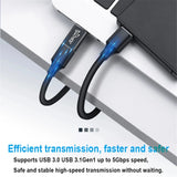 Type A Female to A Female Connector Adapter Type C Adapter USB3.0 Male to Micro USB Converter 10GBps Suitable for Laptop