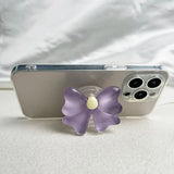 Cute Socket Talk Grip candy colored bow phone stand Lazy desktop folding stand small fresh bow phone grip