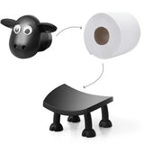 New Toilet Tissue Rack Cute Sheep Dog Shape Free Standing Storage Roll Paper Holder Animal Shape Decorative Toilet Paper Rack