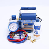 150W Vacuum Pump FY-1H-N Air Conditioni Add Fluoride Tool Vacuum Pump Set With Refrigerant Table Pressure Gauge Refrigerant Tube