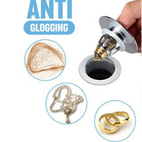 Universal Bathroom Sink Stopper Filter Kitchen Accessories Anti Clogging Basin Pop-up Sink Shower Strainer Drain Hair Catcher