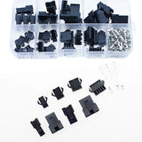 200PCS 2.54mm Pitch 2/3/4/5Pin JST SM Connectors Male and Female Header Plug Housing Pin Connectors Crimp Terminal Adapter