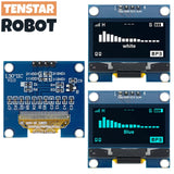 TENSTAR ROBOT 1.3" OLED Display Module White Blue Color Drive Chip SH1106 128X64 1.3 Inch LCD IIC I2C Communicate