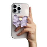 Cute Socket Talk Grip candy colored bow phone stand Lazy desktop folding stand small fresh bow phone grip