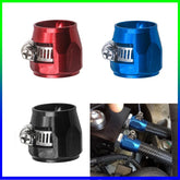 1pc AN4 AN6 AN8 AN10 AN12 Car Hose Finisher Clamp Universal Hose Clamps Radiator Modified Fuel Pipe Clip Buckle Oil End Finishe