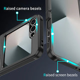 Luxury Original Official Slim Matte Protection Phone Case Samsung Galaxy Z Flip 6 5 4 For Wireless Charging Shockproof Cover