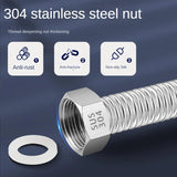1 Inch 304 Stainless Steel Bellows High Pressure Explosion-proof Hose DN25 Engineering Special Cold and Hot Water Pipe Metal