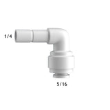 RO Water Fitting 5/16 to 1/4 Elbow Hose Pipe Connector Water Filter Beer Machine Parts
