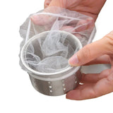 100pcs Disposable Sink Garbage Filter Sewer Kitchen Floor Drain Pool Anti-blocking Mesh Bag Sink Strainer Sink Accessories
