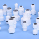 Straight Ro Quick Water Fitting 3/8" Hose Pipe 1/2" Male Female Thread Coupling Connector Water Filter Reverse Osmosis Parts