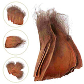 3pcs Natural Coconut Tree Bark Water Pipe Decoration Pipeline Covering Guttering Spouting Accessories Natural Tree Bark