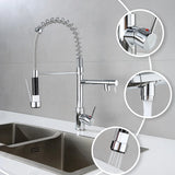 Modern Kitchen Faucet with Versatile Articulated Spray,Wall Mounted Faucet
