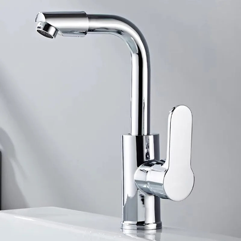 Rotatable Basin Faucet For Kitchen and Bathroom Dual-use Splash-proof Hot and Cold Water Faucet