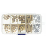 120pcs M3 Male Female Brass Hex Column Standoff Support Spacer Pillar M3 Screw Nut For PCB Board