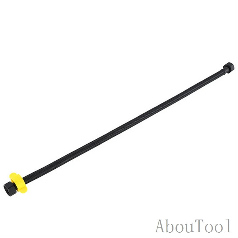 G1/2 4Point Black Nylon Water Inlet Hose Faucet Hose Water Heater Pipe Toilet Connection Kitchen Bathroom Hose All Black Tube