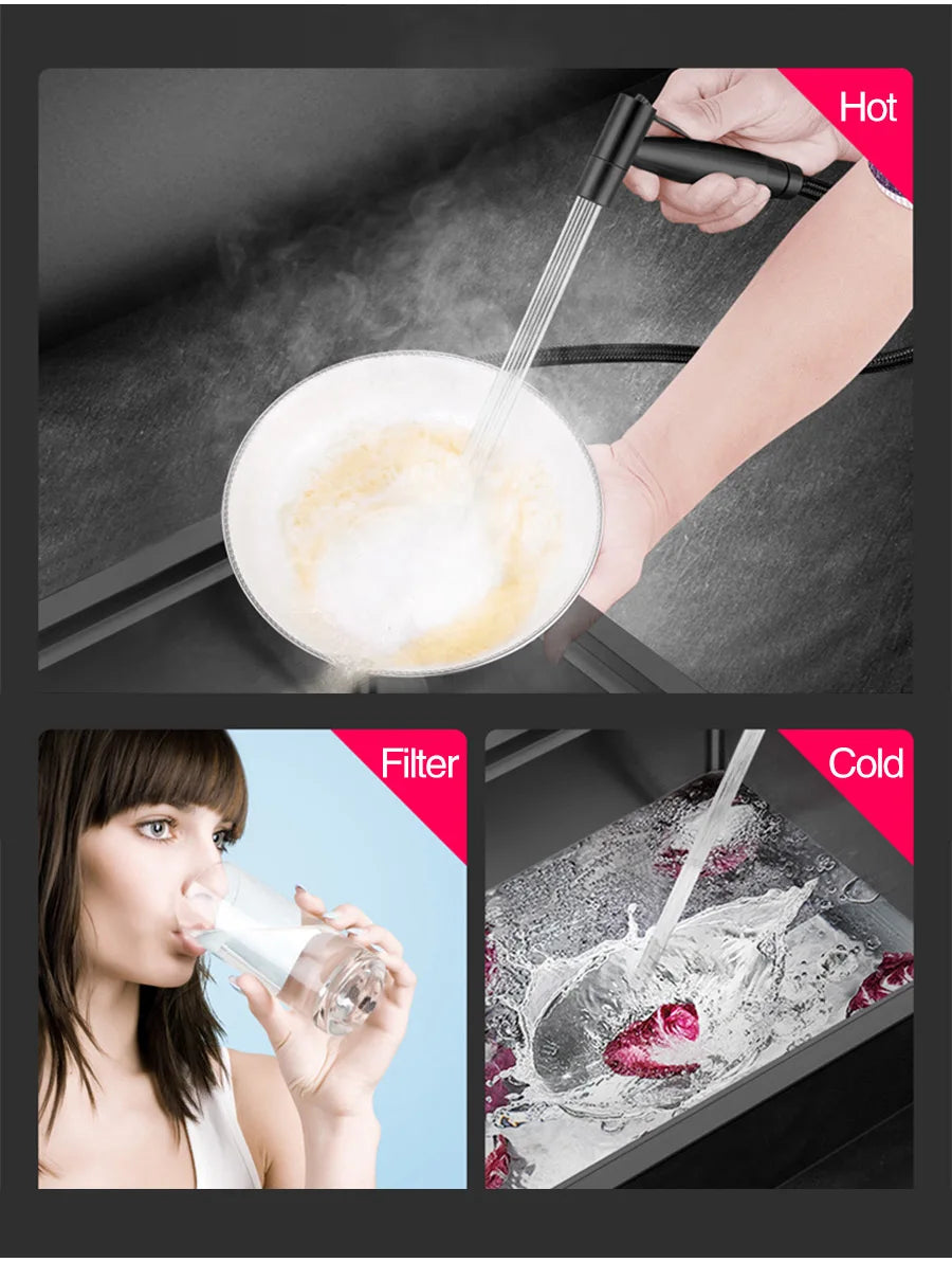 Bar Counter kitchen Nanometer Cup Rinser 304 Stainless Steel Handmade Brushed Cup Washer For Milk Tea Cafe Fast Food Shop