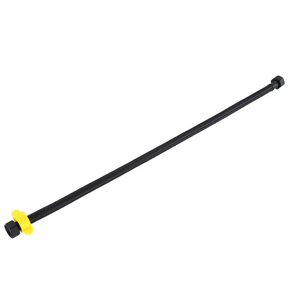 G1/2 4Point Black Nylon Water Inlet Hose Faucet Hose Water Heater Pipe Toilet Connection Kitchen Bathroom Hose All Black Tube