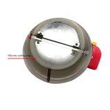 OD51-250mm 201 stainless steel electric air duct damper valve HVAC ducting motorized air damper HVAC AC220V DC12/24V actuator